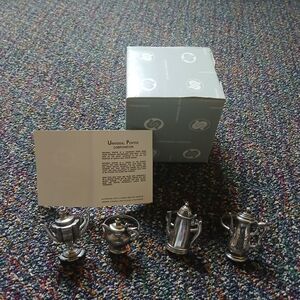 Napkin Ring Tea Set Universal Pewter